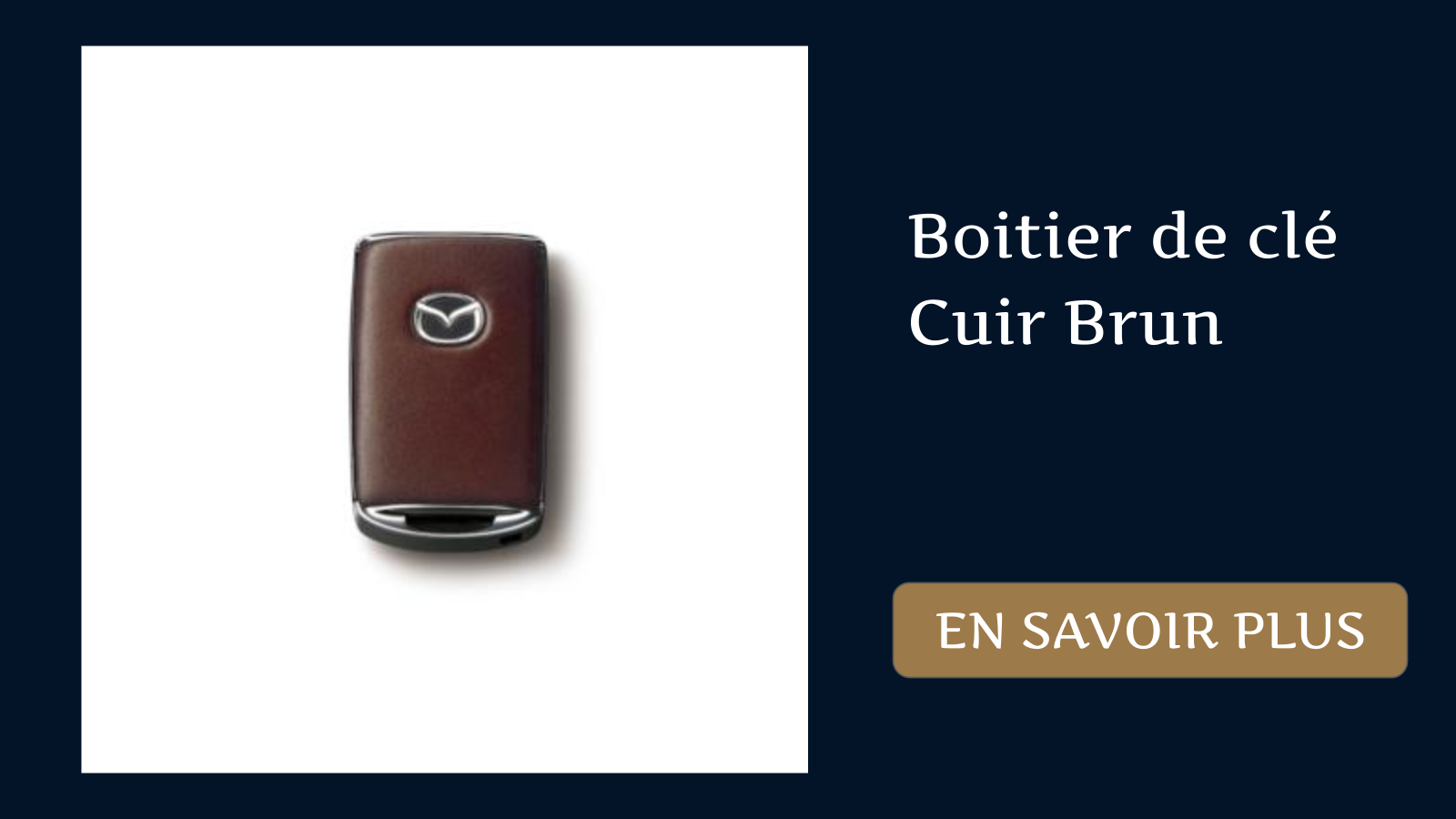 accessoires-mazda_Boitier de clé Cuir Brun